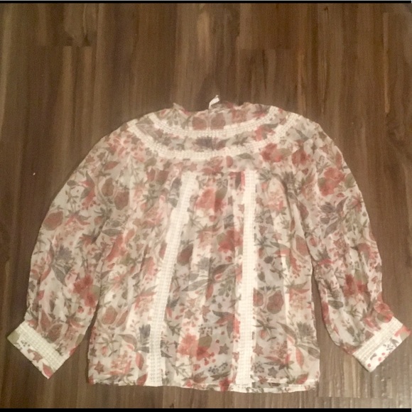 Anthropologie boho sheer top - Picture 2 of 5